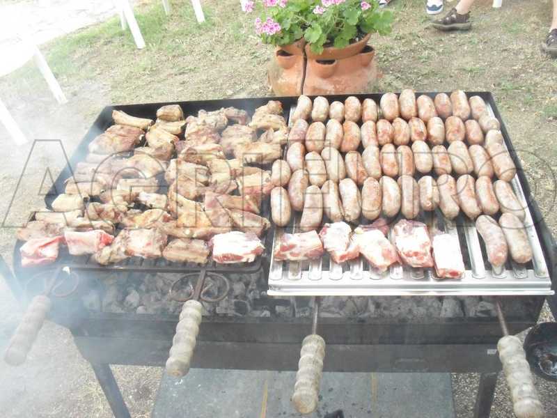 Cruccolini Party - Barbecue &agrave; bois et charbon en fer artisanal